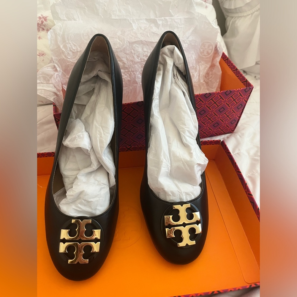 Tory Burch Janey 50MM Pumps/ Calf Leather